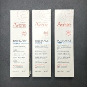 Set of 3 New Avene Tolerance Hydra-10 40 mL Hydrating Fluid